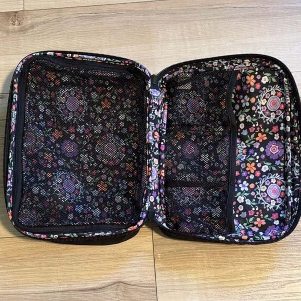 Vera Bradley Black Toiletry Bag - Picture 2 of 4